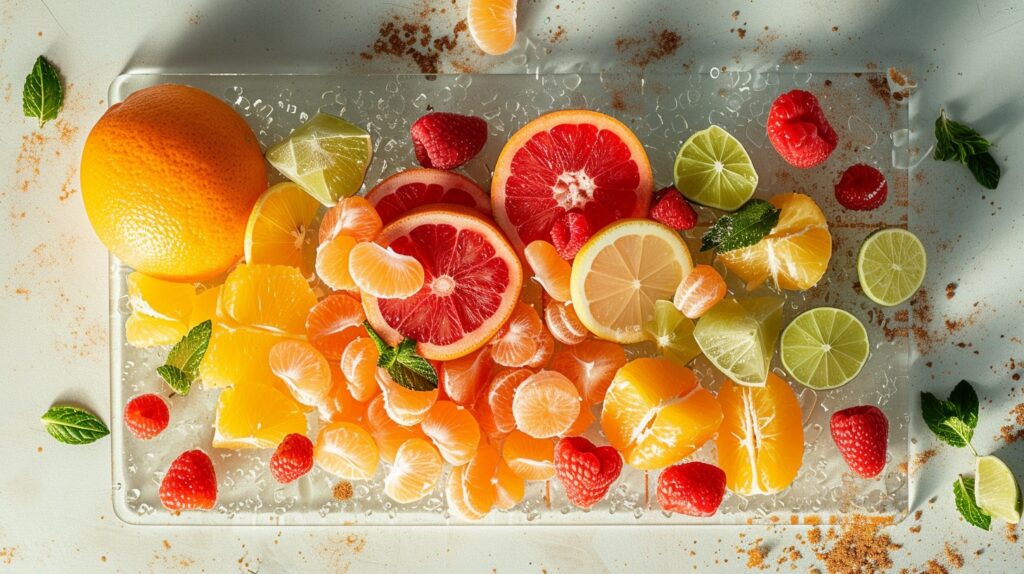 Oranges, lemons, and grapefruits - citrus fruits. These are foods that boost immunity and support a healthy immune system.