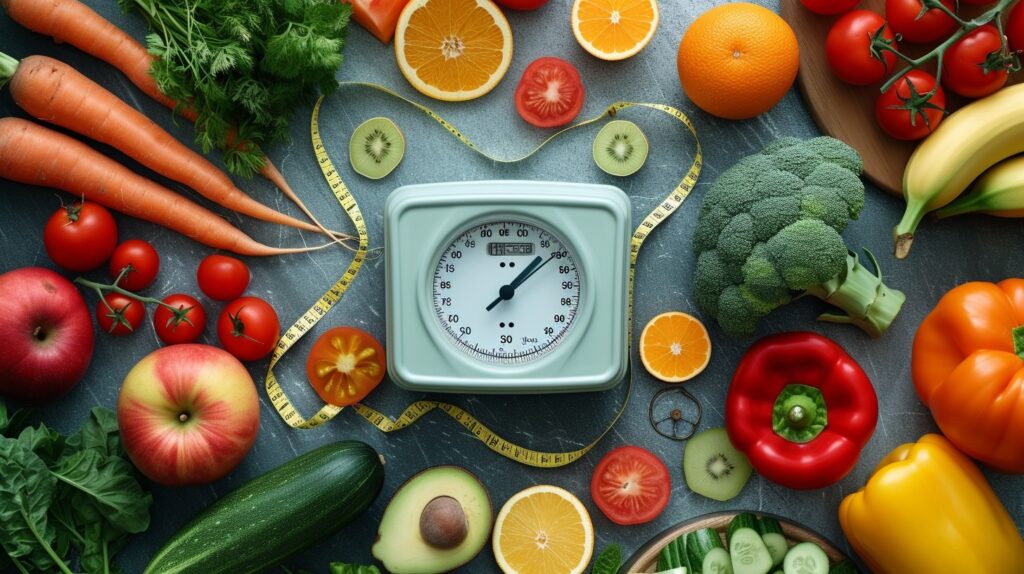 A clock representing different meal timings, signifying intermittent fasting